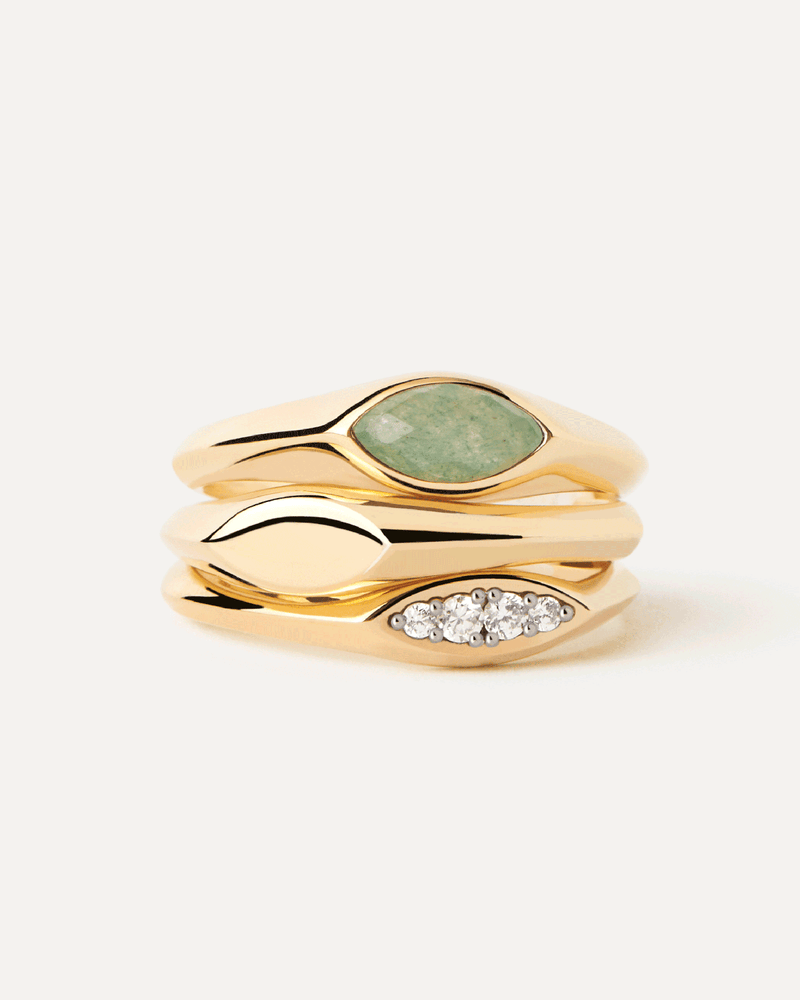 Duke Siegelring - 
  
    Sterling Silber / 18K Goldplattierung
  
