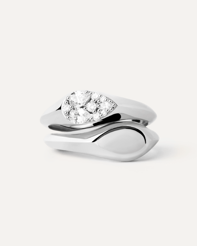 Vanilla Siegelring Aus Silber - 
  
    Sterling Silber
  
