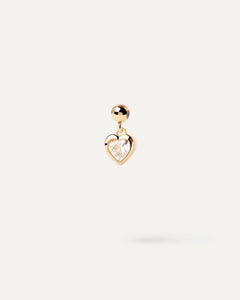 Mini Heart Charm - 
  
    Sterling Silver / 18K Gold plating
  
