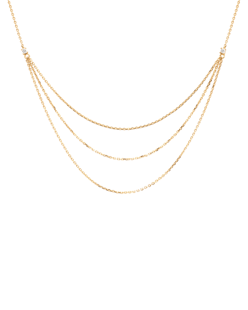 Collar Nia - 
  
    Plata de Ley / Baño de Oro 18K
  
