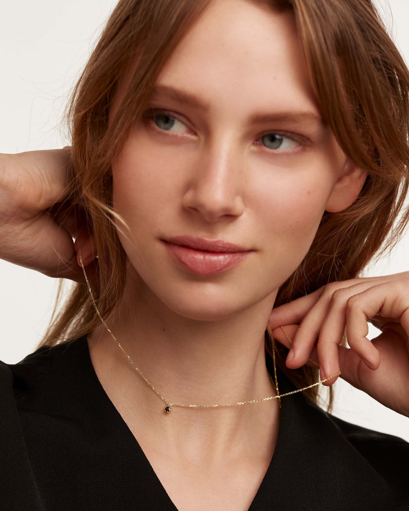 Crystal and zirconia  necklaces