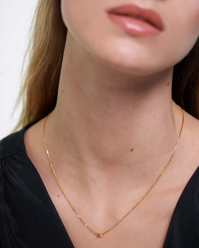 Rosé Blush Necklace - 
  
    Sterling Silver / 18K Gold plating
  
