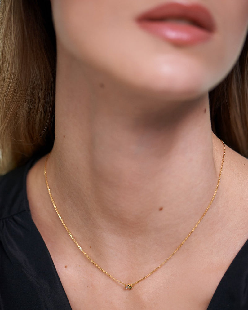 Collier Lime Blush - 
  
    Argent massif / Placage Or 18 Ct
  
