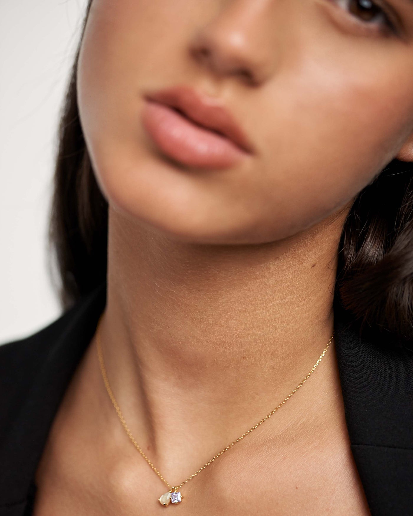 Velours Necklace 
  
    Sterling Silver / 18K Gold plating
  
