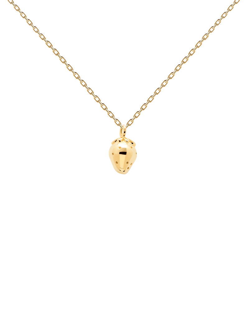 La Fraise Halskette - 
  
    Sterling Silber / 18K Goldplattierung
  
