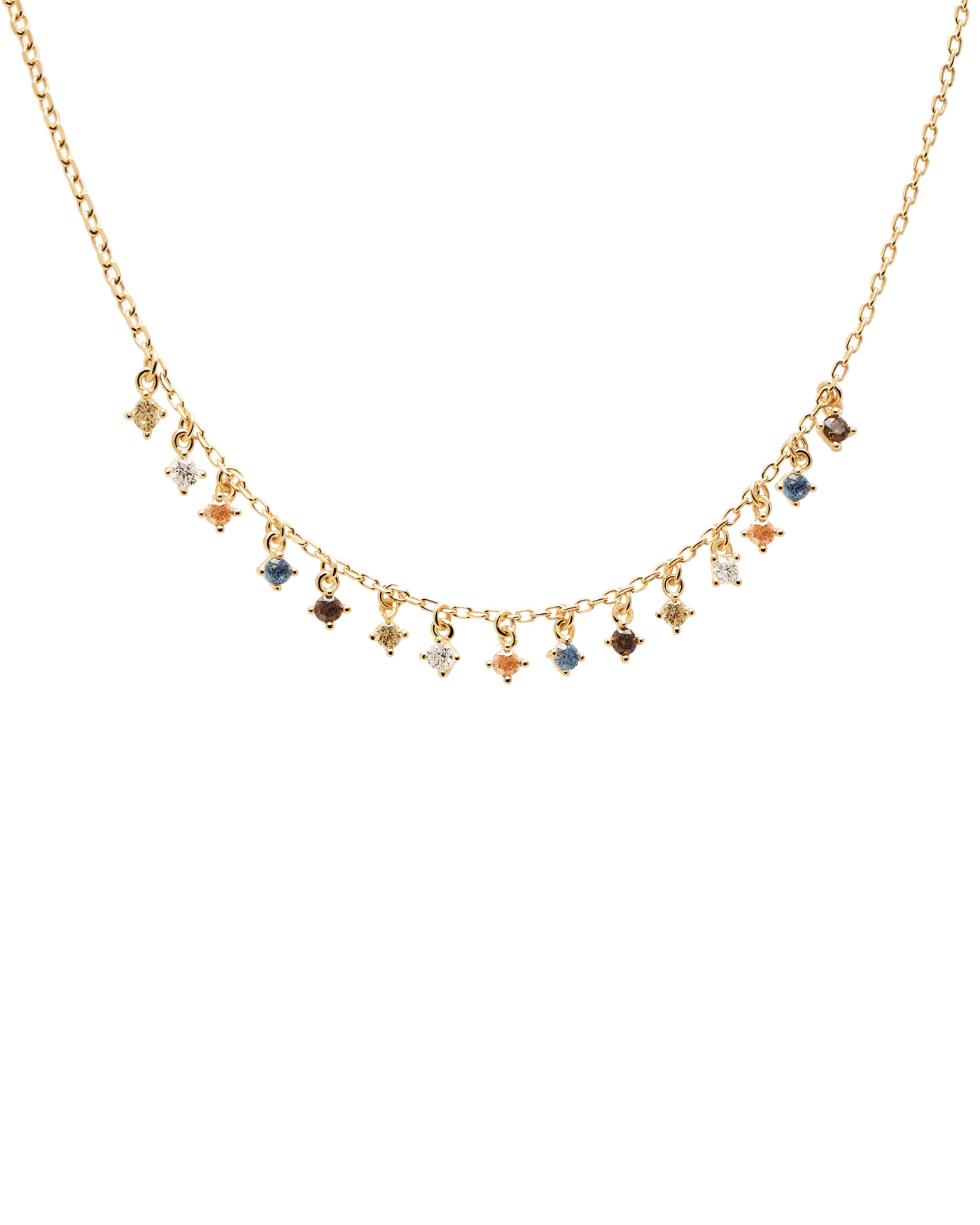 Crystal and zirconia  necklaces
