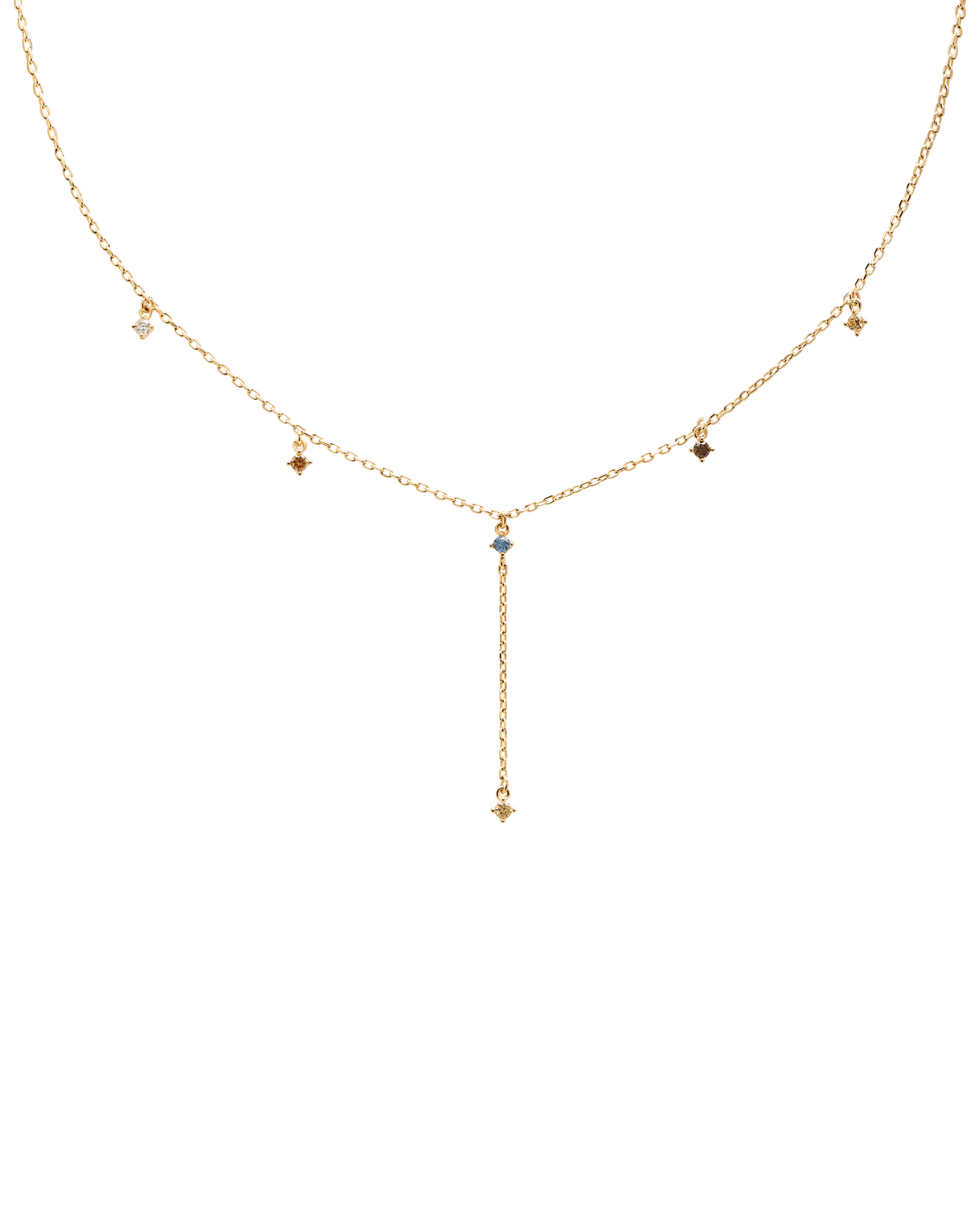 Crystal and zirconia  necklaces