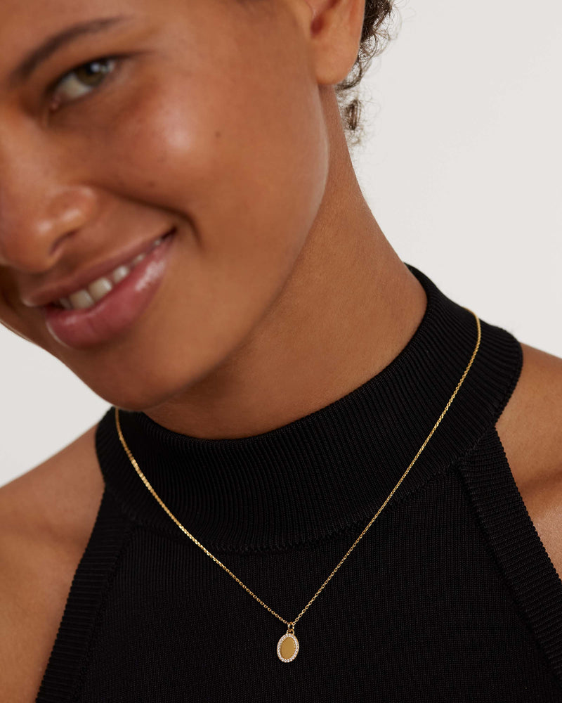 Mademoiselle Necklace - 
  
    Argento sterling / Placcatura in Oro 18K
  
