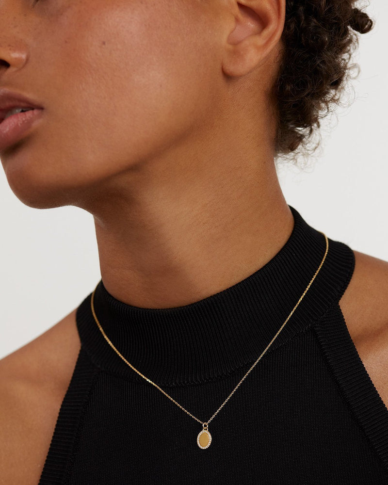 Mademoiselle Necklace - 
  
    Argento sterling / Placcatura in Oro 18K
  
