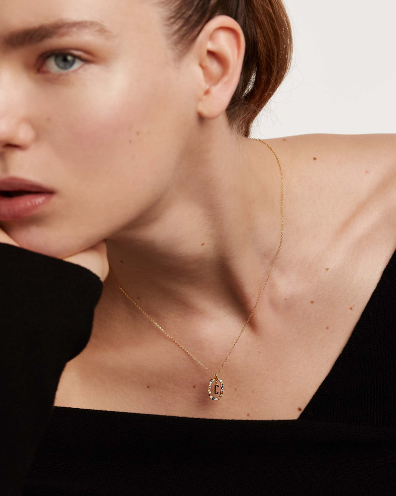 Cartier signature store c necklace