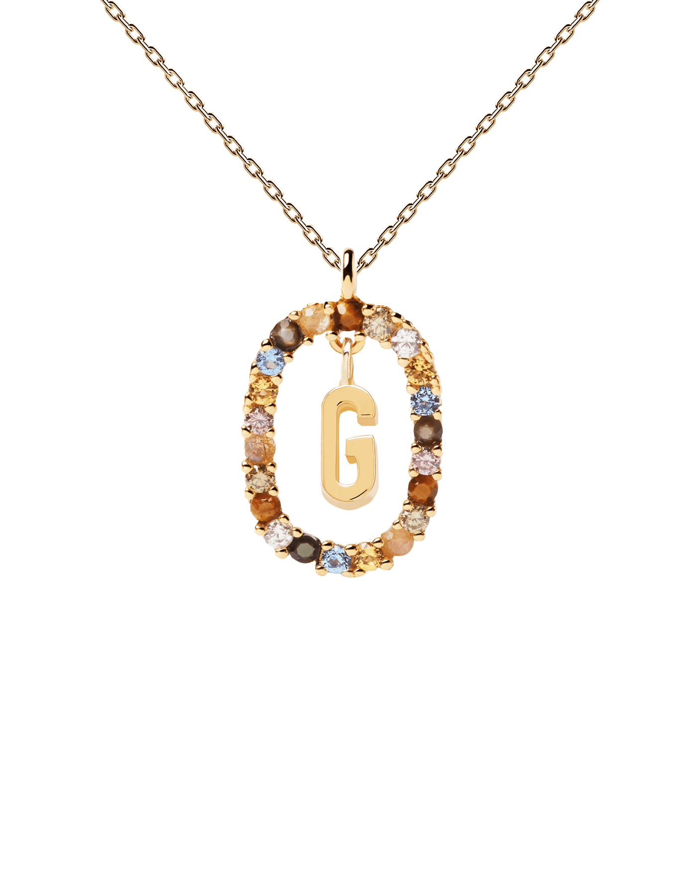 Letter G Necklace - 
  
    Sterling Silver / 18K Gold plating
  

