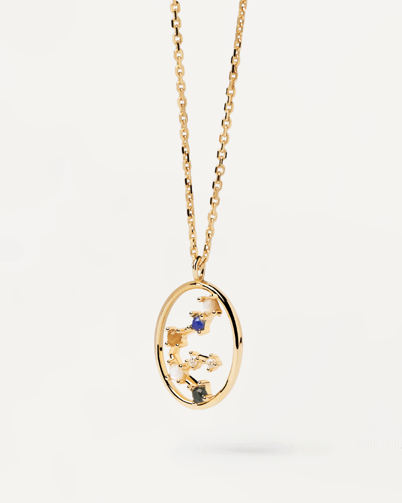 Aquarius Necklace - 
  
    Sterling Silver / 18K Gold plating
  
