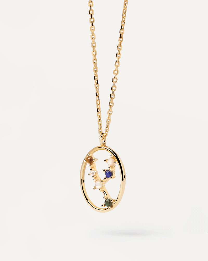 Collier Taureau - 
  
    Argent massif / Placage Or 18 Ct
  
