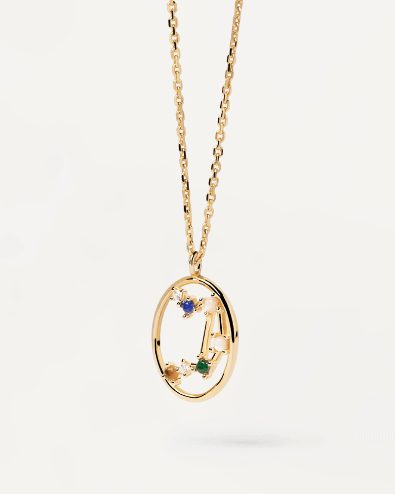 Libra Necklace - 
  
    Sterling Silver / 18K Gold plating
  
