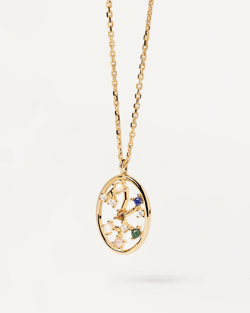Collier Sagittaire - 
  
    Argent massif / Placage Or 18 Ct
  
