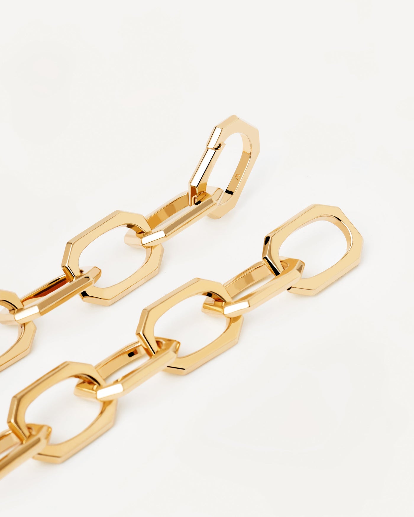 Collar cadena Large Signature - 
  
    Latón / Baño de Oro 18K
  
