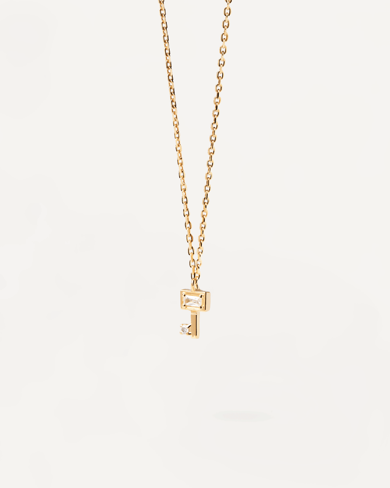 Key Necklace - 
  
    Sterling Silver / 18K Gold plating
  

