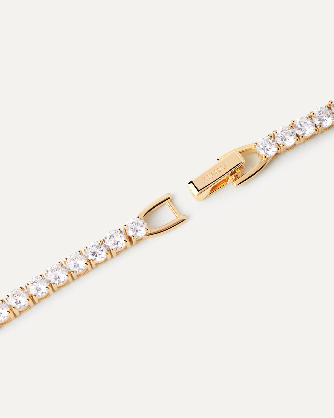 Collar Tennis Supreme - 
  
    Plata de Ley / Baño de Oro 18K
  

