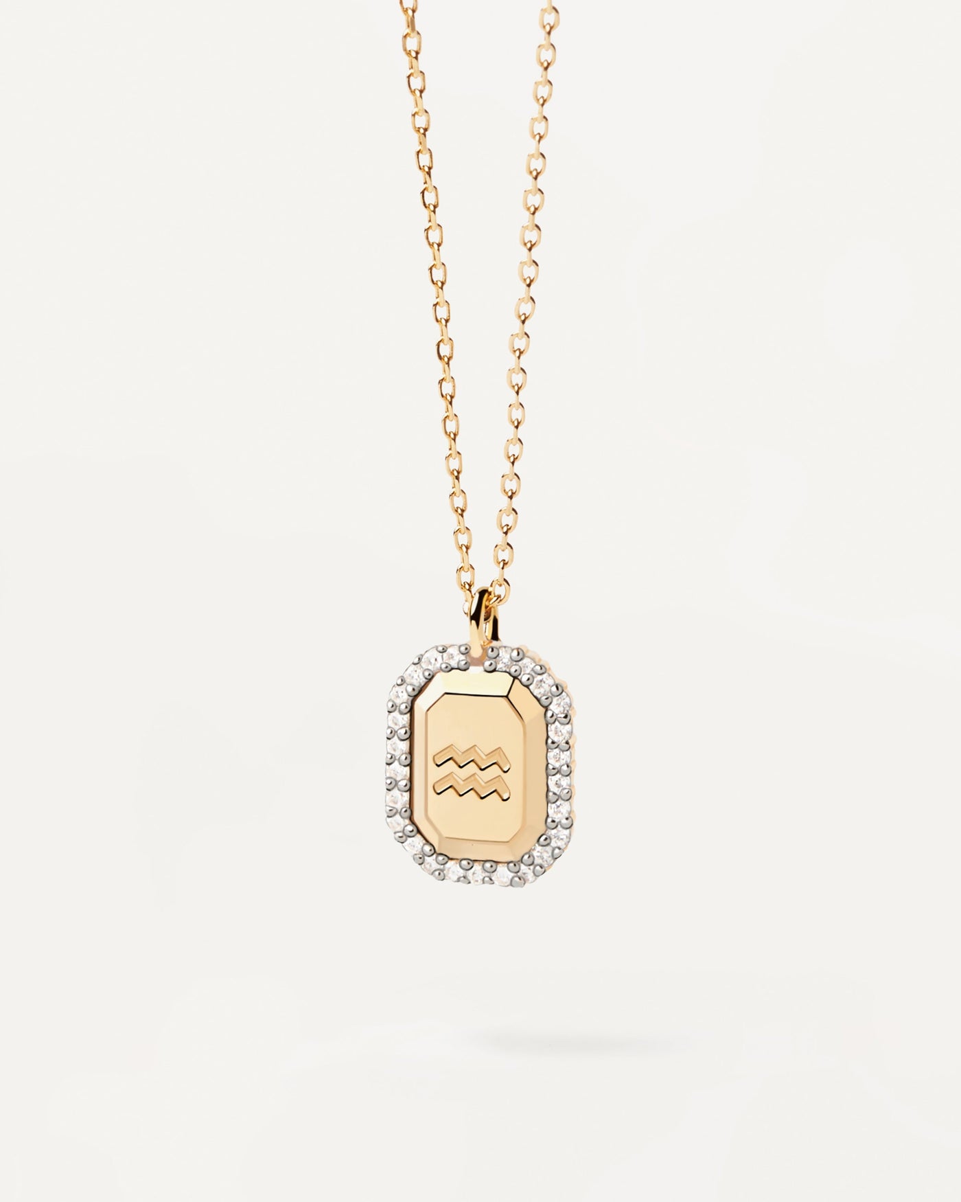Aquarius gold necklace online