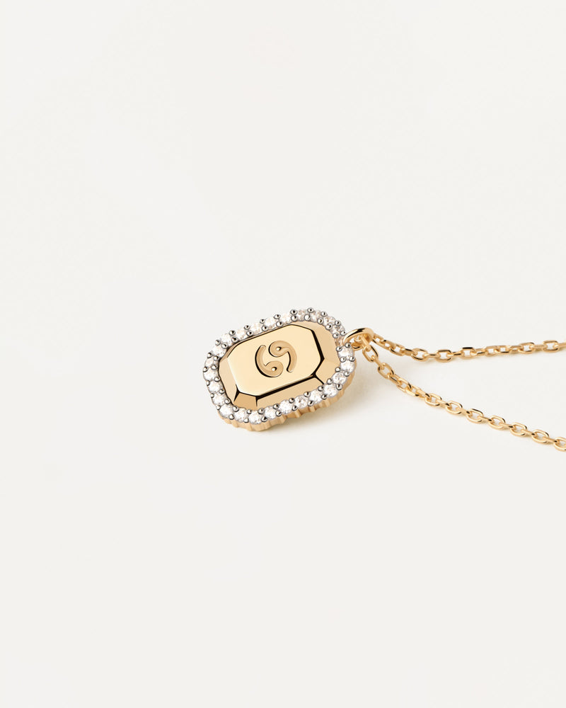 Cancer Necklace - 
  
    Sterling Silver / 18K Gold plating
  

