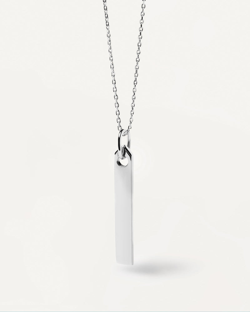 Flame Silver Necklace - 
  
    Argent massif
  
