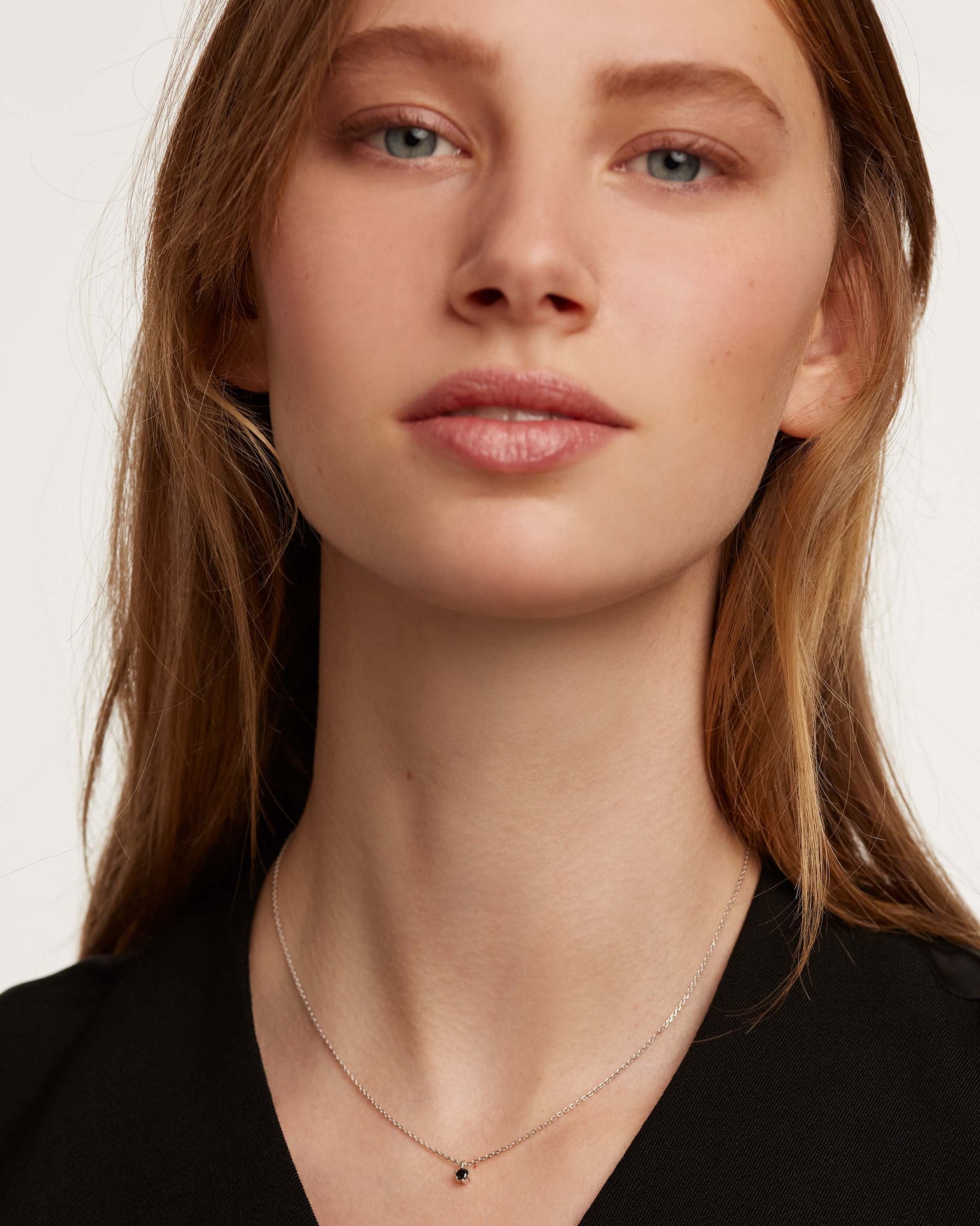 Collar Black Solitary Silver 
  
    Plata de Ley
  
