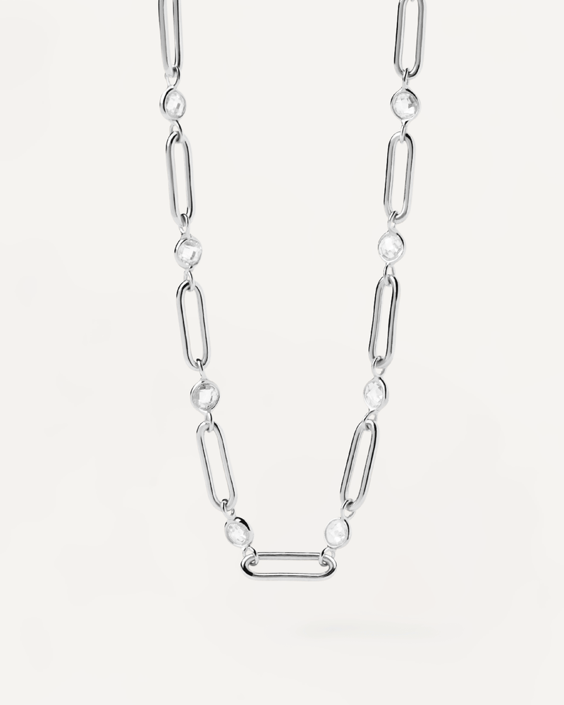Miami Silver Chain Necklace - 
  
    Sterling Silver
  
