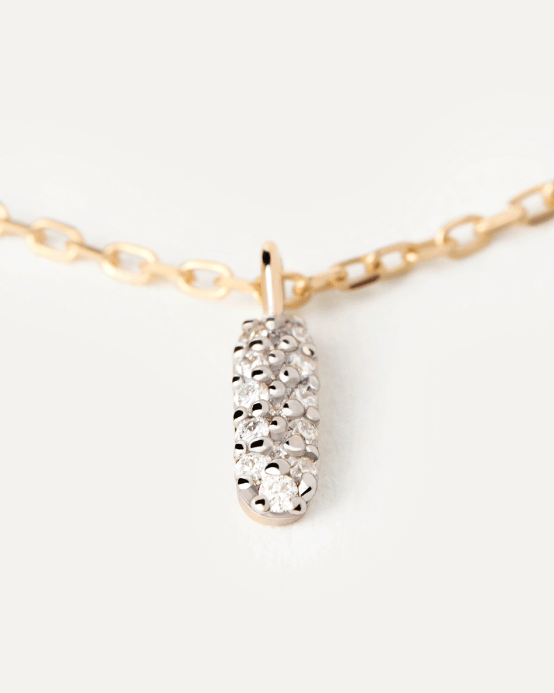 Diamonds and gold Pop necklace - 
  
    18K Gold
  
