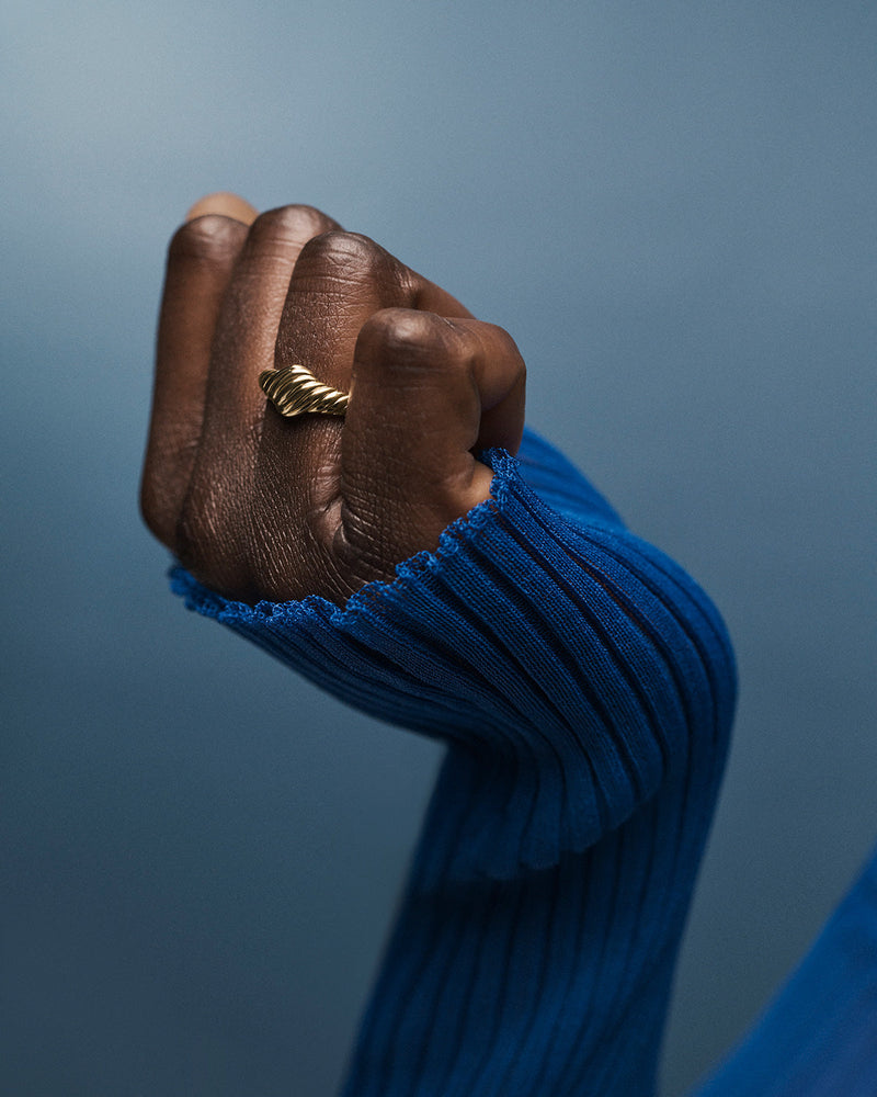 Gold Vicky Stamp Ring - 
  
    18K Gold
  
