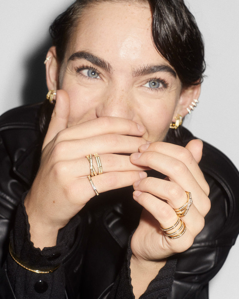 Bianca Ring - 
  
    Sterling Silver / 18K Gold plating
  
