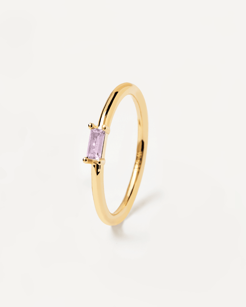Purple Amani Ring - 
  
    Sterling Silber / 18K Goldplattierung
  
