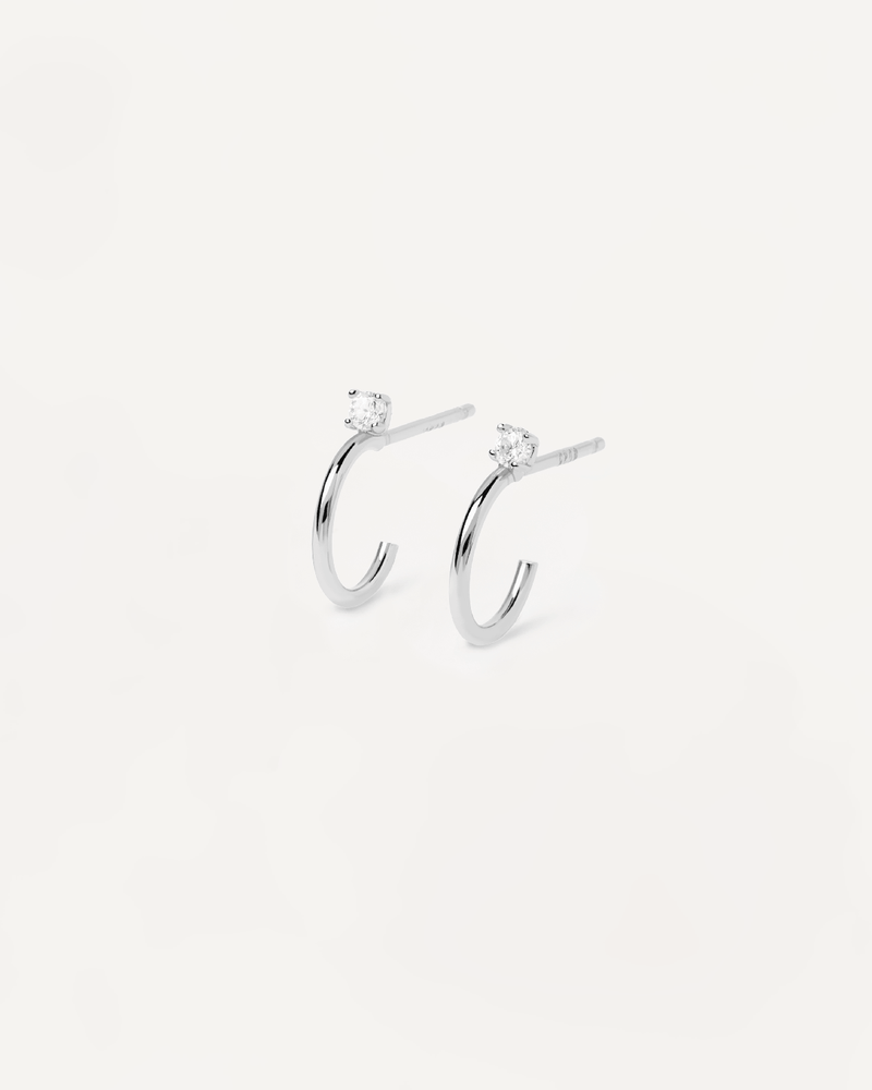 Boucles d'Oreilles en argent Kita - 
  
    Argent massif
  
