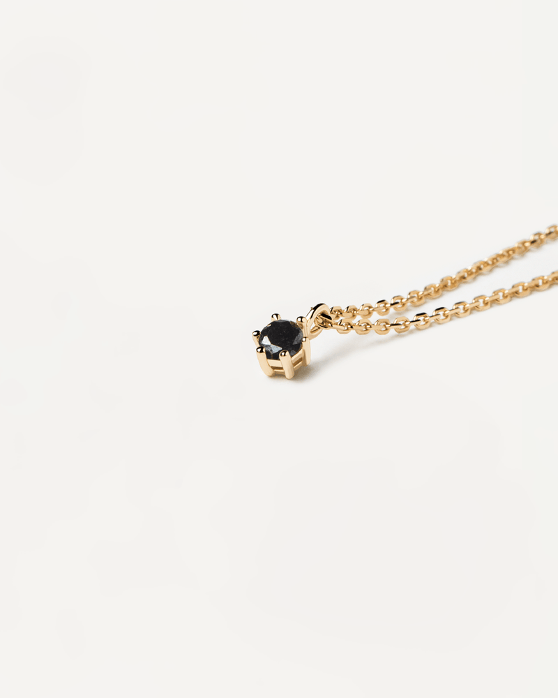 Collane Black Solitary - 
  
    Argento sterling / Placcatura in Oro 18K
  
