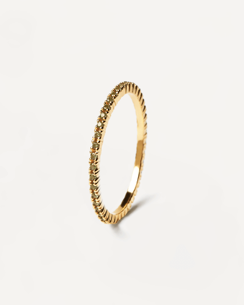 Anillo Olive Essential - 
  
    Plata de Ley / Baño de Oro 18K
  
