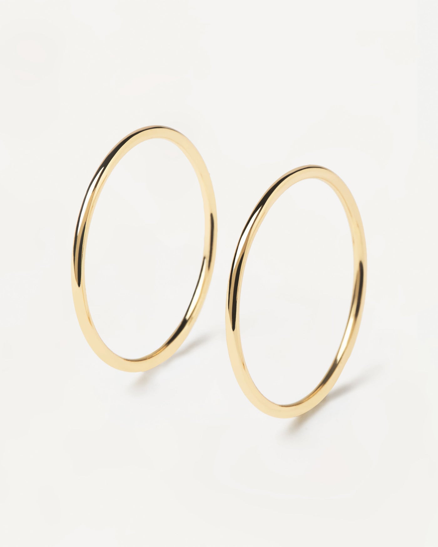 2023 Selection | Twin Rings. Pair of stackable 18k gold plated silver rings . Get the latest arrival from PDPAOLA. Place your order safely and get this Best Seller. Free Shipping.