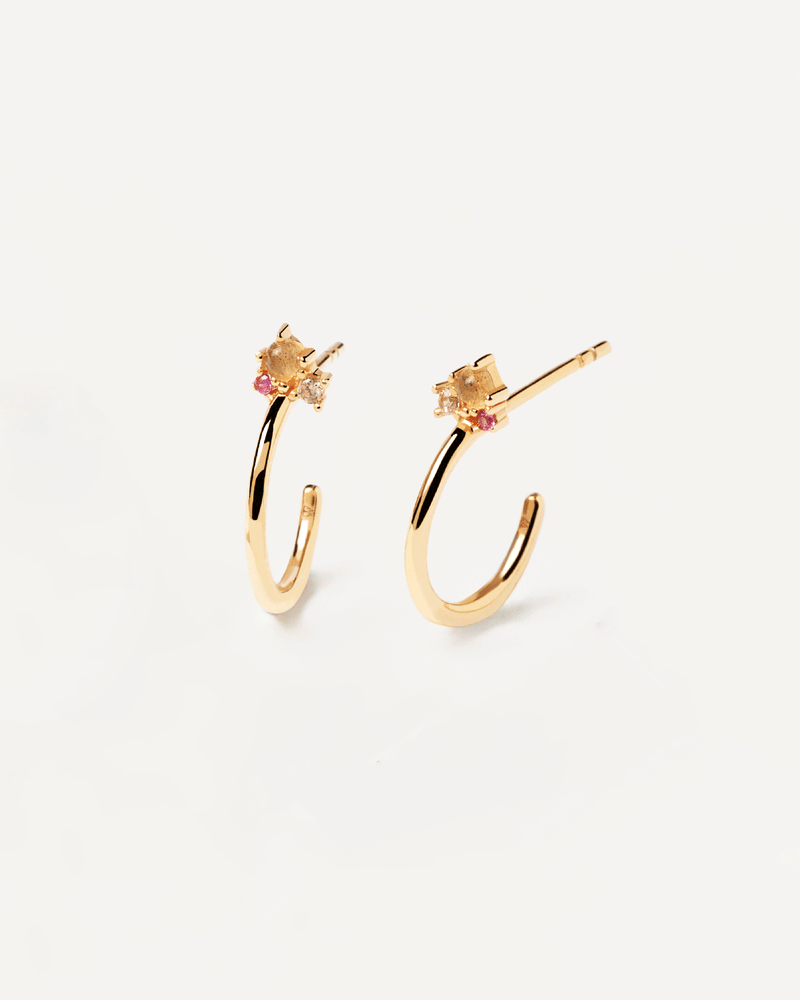 Libellule Earrings - 
  
    Sterling Silver / 18K Gold plating
  
