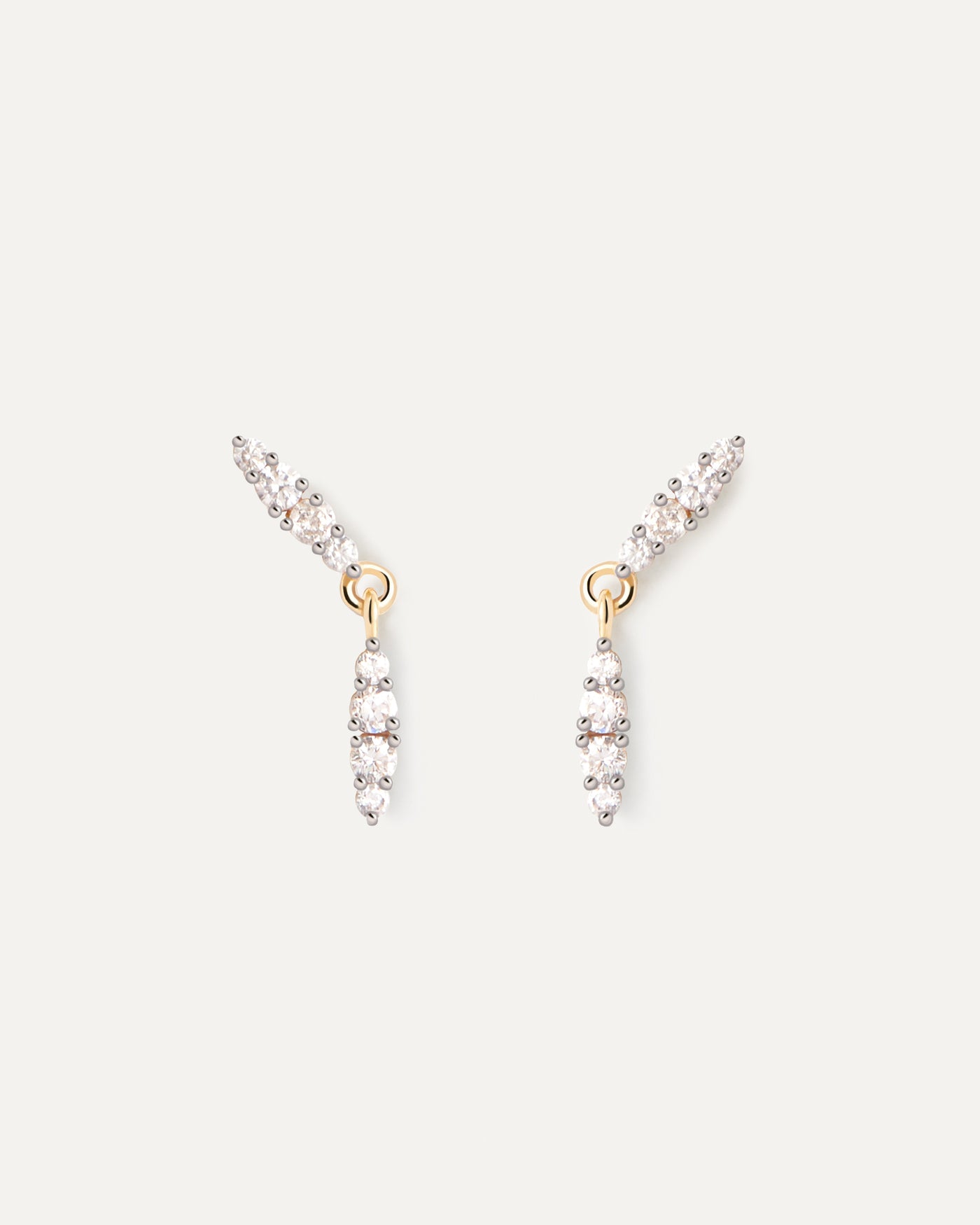 Spice Single Earring - 
  
    Sterling Silver / 18K Gold plating
  
