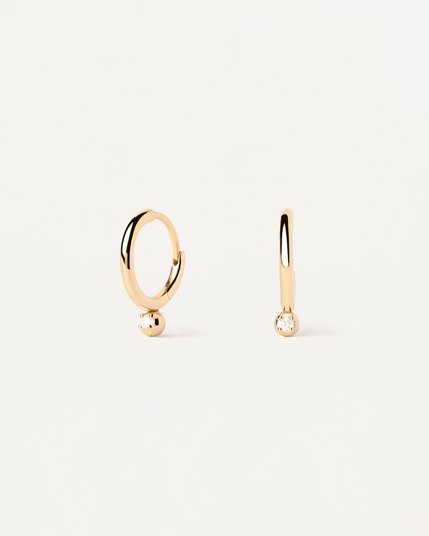 Tide Single Hoop Earring - 
  
    Sterling Silver / 18K Gold plating
  
