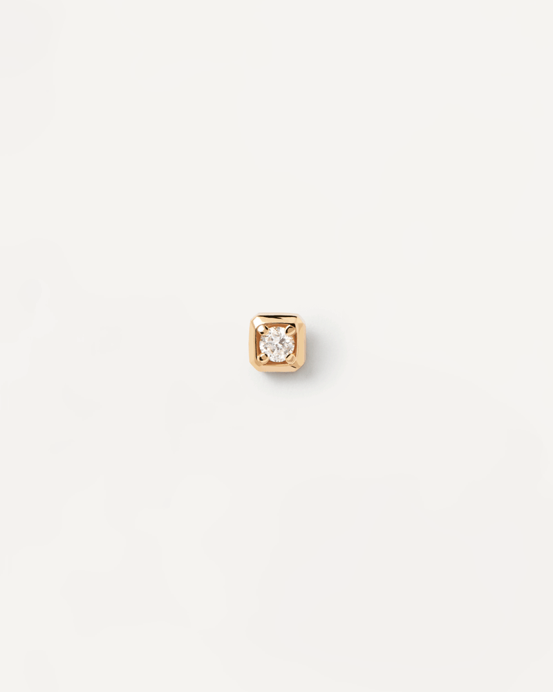 Diamond and gold Ava Single Earring - 
  
    18K Gold
  
