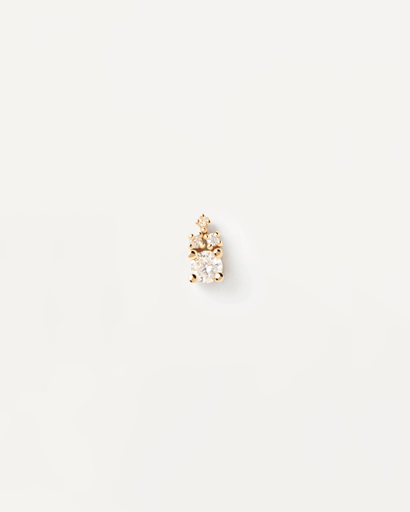 Diamonds and gold Chelsea Single Earring - 
  
    18K Gold
  
