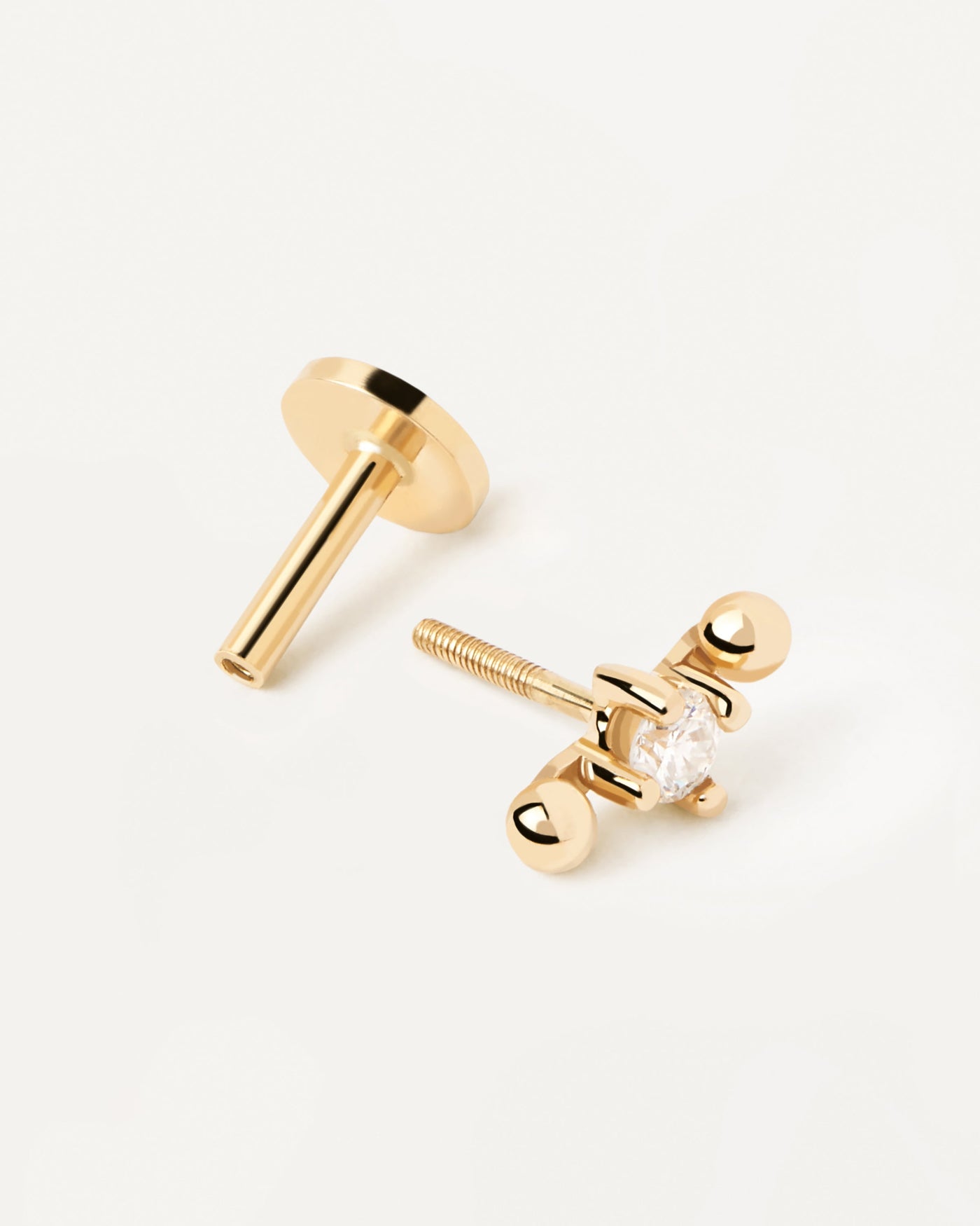 Piercing Per Orecchio in Oro Con Diamante Olivia 
  
    Oro 18K
  
