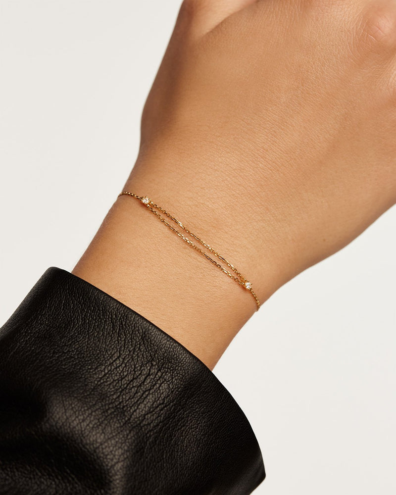 Nia Armband - 
  
    Sterling Silber / 18K Goldplattierung
  
