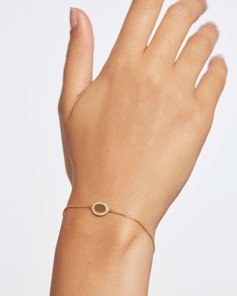 Mademoiselle Bracelet - 
  
    Argent massif / Placage Or 18 Ct
  
