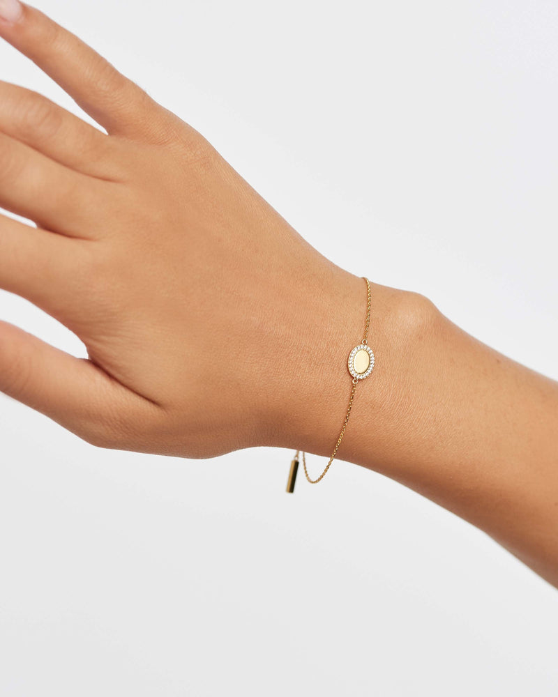 Mademoiselle Bracelet - 
  
    Argent massif / Placage Or 18 Ct
  
