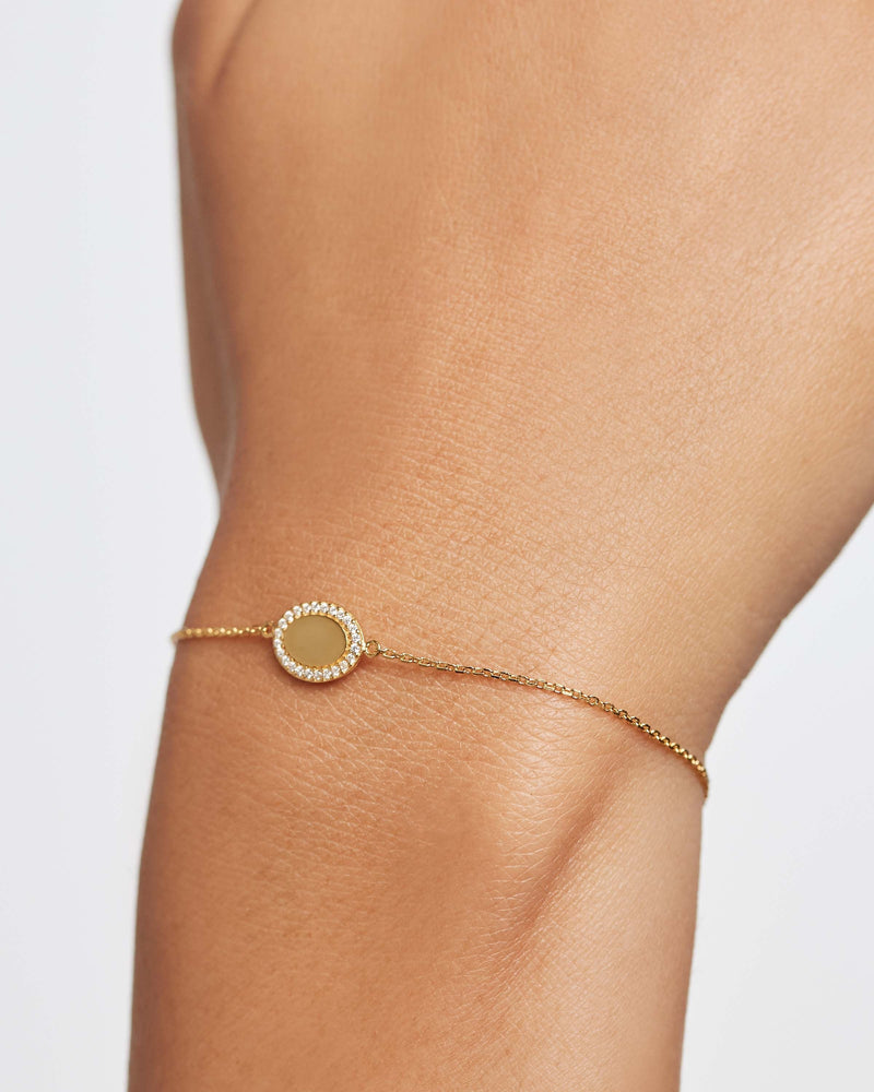 Mademoiselle Bracelet - 
  
    Argent massif / Placage Or 18 Ct
  
