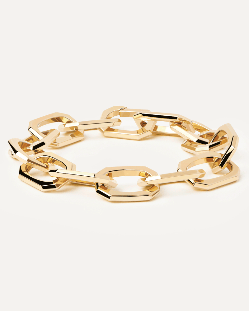 Large Signature Chain Bracelet - 
  
    Brass / 18K Gold plating
  
