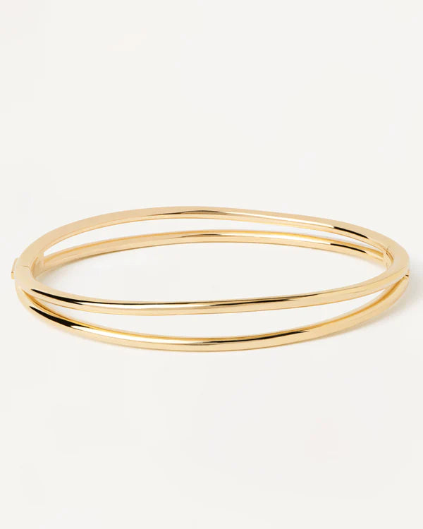 Twister Bangle - 
  
    Sterling Silver / 18K Gold plating
  
