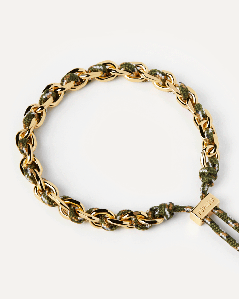 Cottage Rope and Chain Bracelet - 
  
    Brass / 18K Gold plating
  

