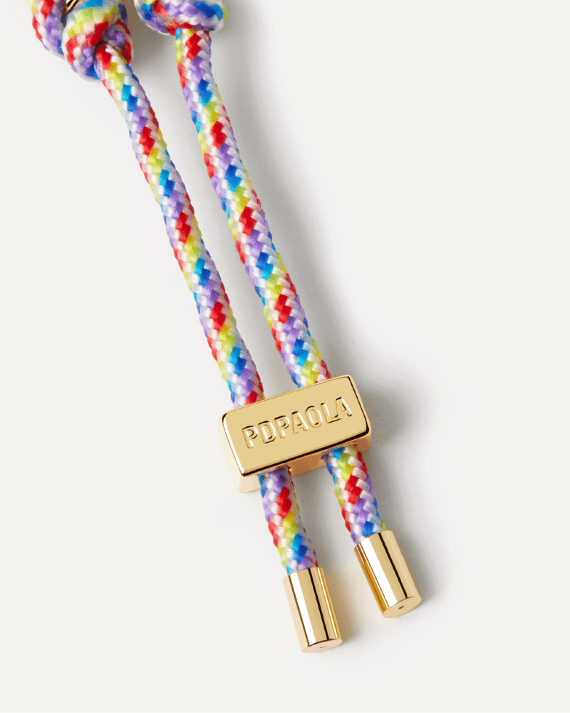 Pulsera Cordón y Cadena Prisma Essential - 
  
    Cordón / Baño de Oro 18K
  
