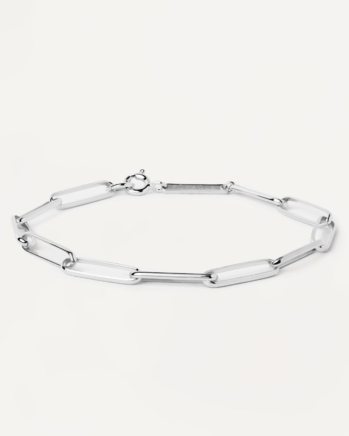 2023 Selection | Big Statement Chain Silver Bracelet. Statement chain bracelet in sterling silver with large links. Get the latest arrival from PDPAOLA. Place your order safely and get this Best Seller. Free Shipping.